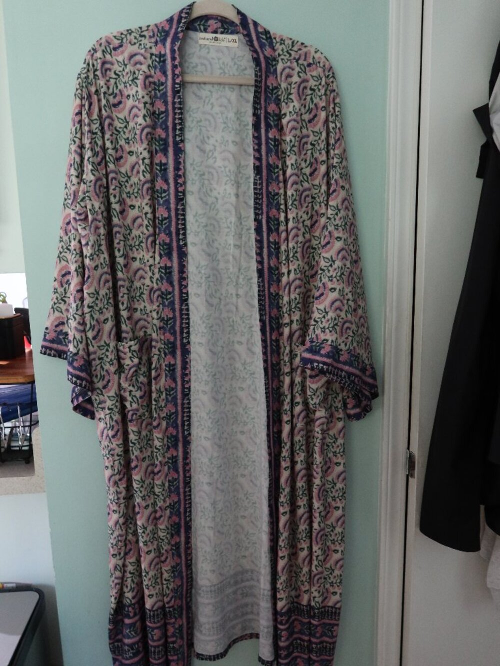 Natural Life Kimono Duster L/XL Like New
